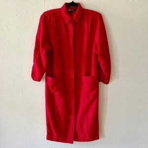 Vintage Red Wool Jacket